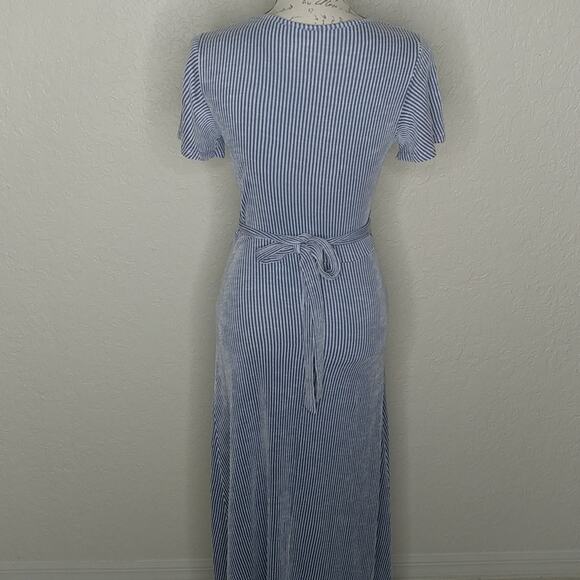 Caution To The Wind Striped Maxi Dress Size L - Picture 3 of 5